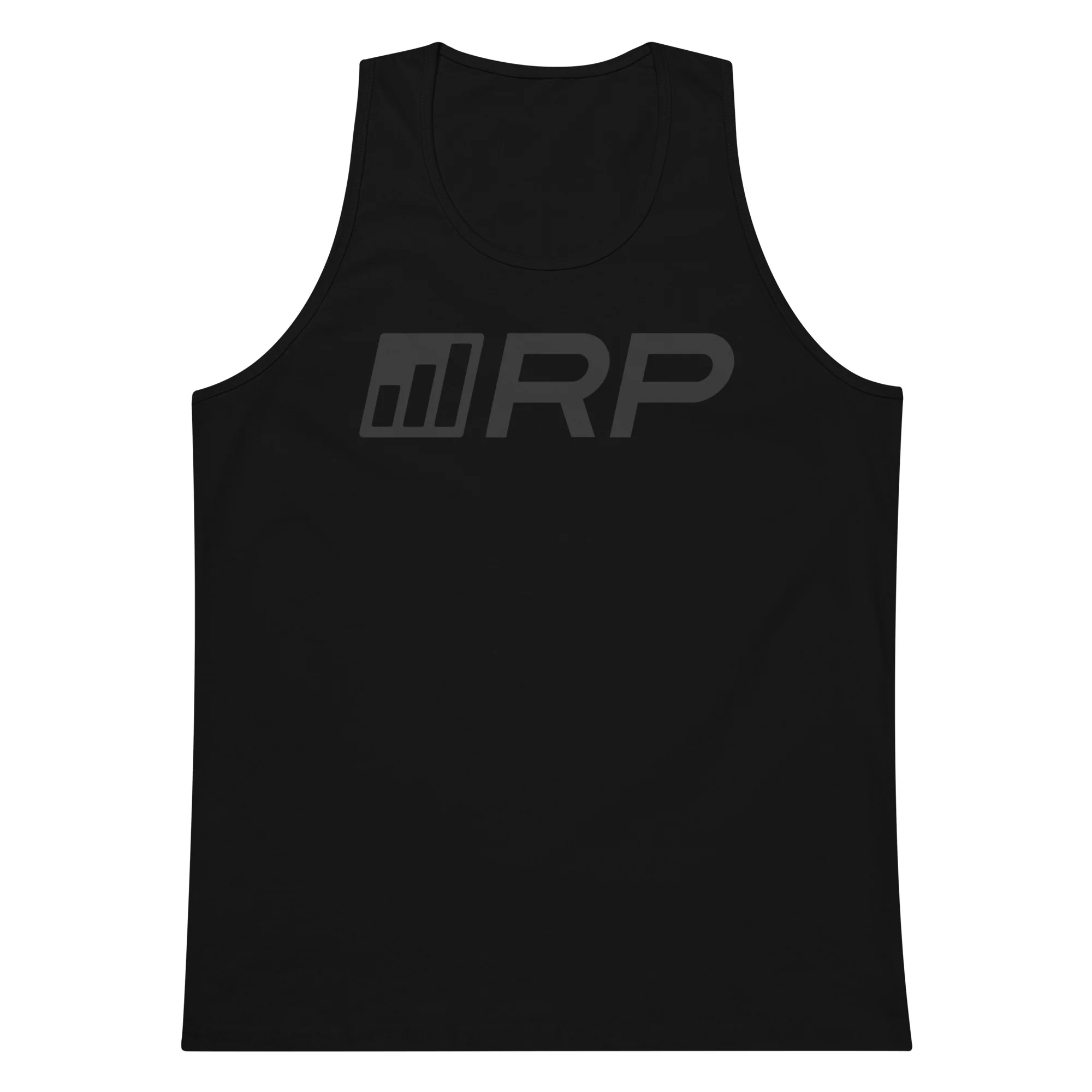 Black on Black Tank Top